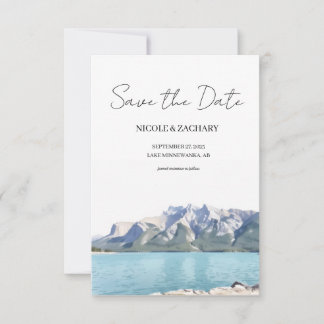 Banff National Park - Flat Save The Date Card
