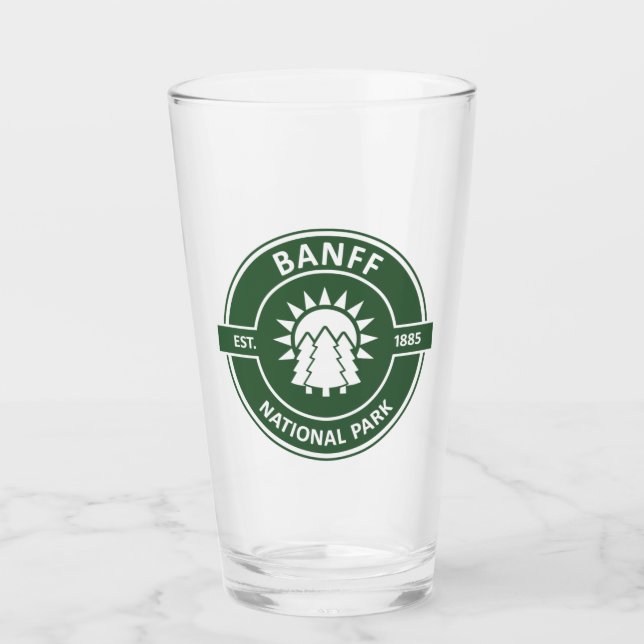 Banff National Park Glass (Front)