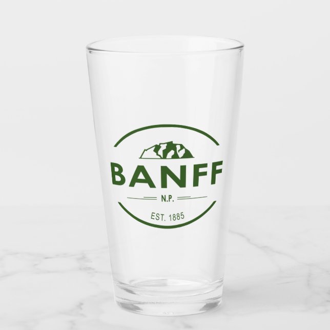 Banff National Park Glass (Front)