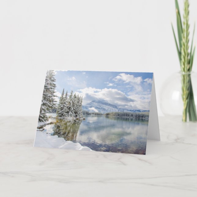 Banff National Park in winter Card (Front)