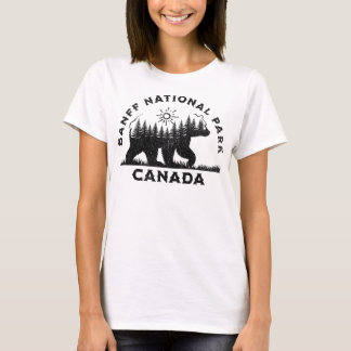 Banff National Park Lake Louise Canada Bear Forest T-Shirt
