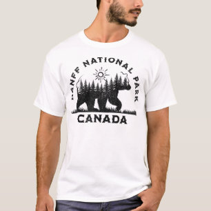 Banff National Park Lake Louise Canada Bear Forest T-Shirt