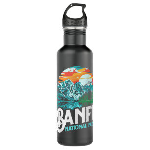 Banff National Park Lake Louise Canada Vintage Gra 710 Ml Water Bottle