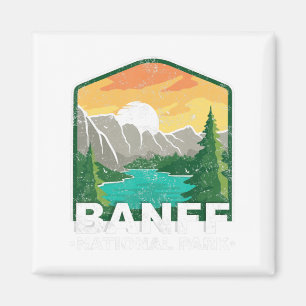 Banff National Park Lake Louise Canada Vintage  Magnet