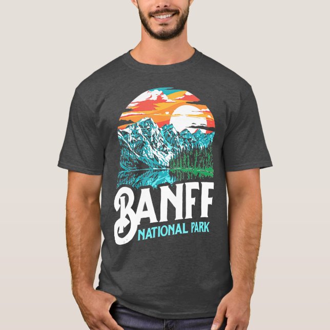 Banff National Park Lake Louise Canada Vintage T-Shirt (Front)