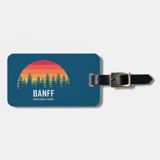 Banff National Park Luggage Tag (Front Horizontal)