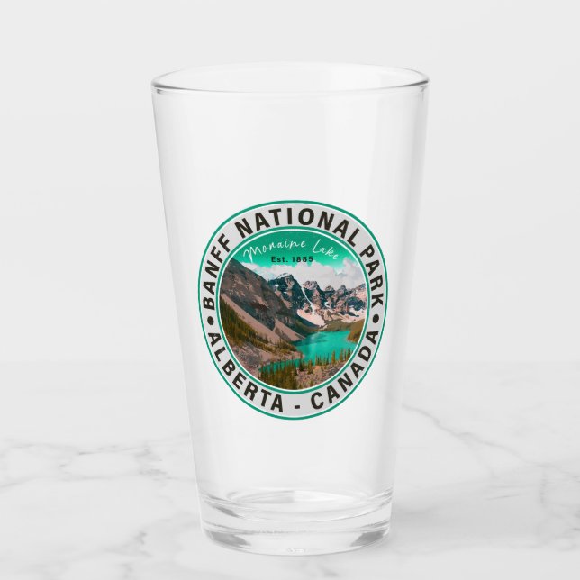 Banff National Park Moraine Lake Alberta Canada Glass (Front)