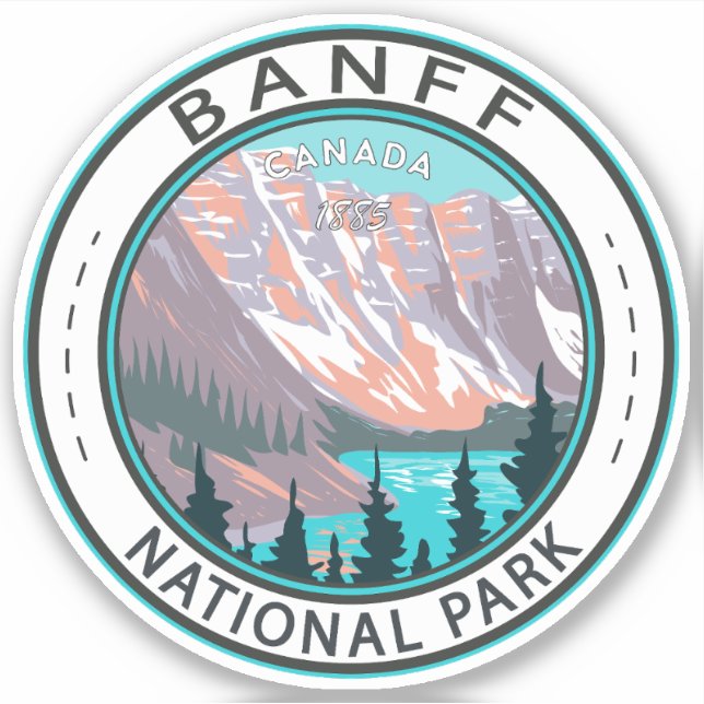 Banff National Park Moraine Lake Vintage (Front)