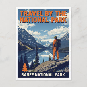 Banff National Park Mountain Lake Postcard