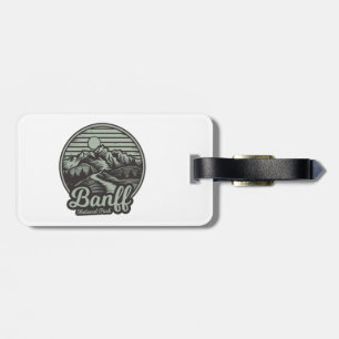 Banff National Park Mountain Trail Luggage Tag