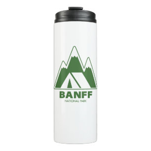 Banff National Park Mountains Camping Thermal Tumbler
