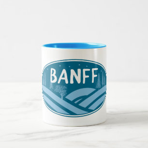 Banff National Park Outdoors Two-Tone Coffee Mug