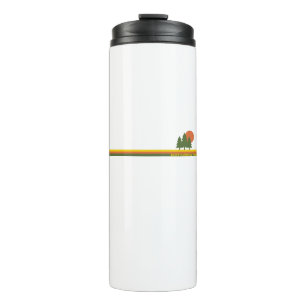 Banff National Park Pine Trees Sun Thermal Tumbler