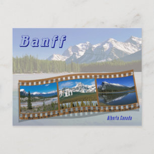Banff national park postcard