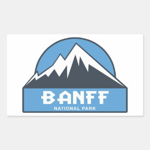 Banff National Park Rectangular Sticker