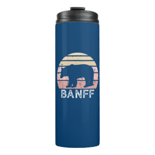 Banff National Park Retro Bear Thermal Tumbler