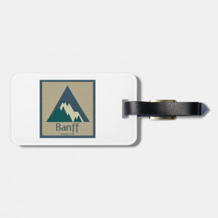 Banff National Park Rustic Luggage Tag
