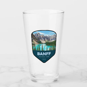Banff National Park Shield Glass