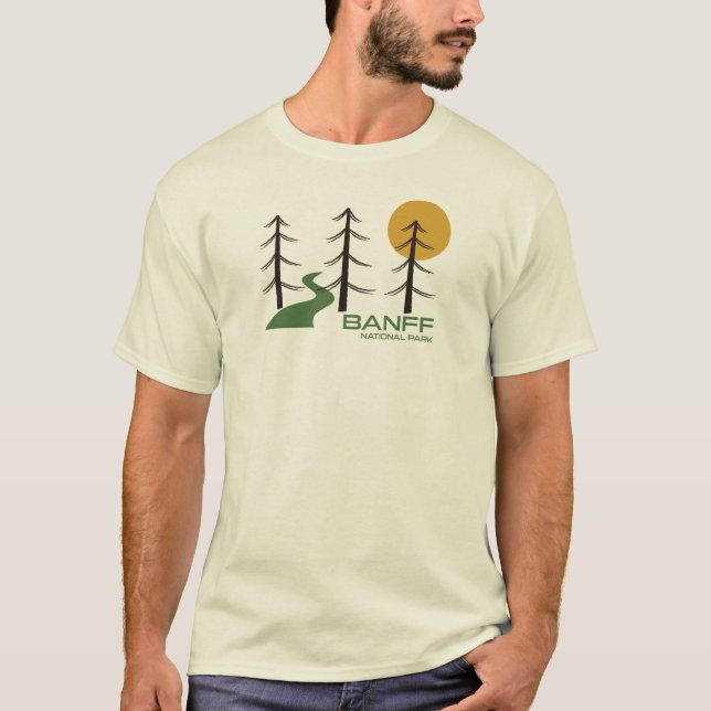 Banff National Park Trail T-Shirt (Front)