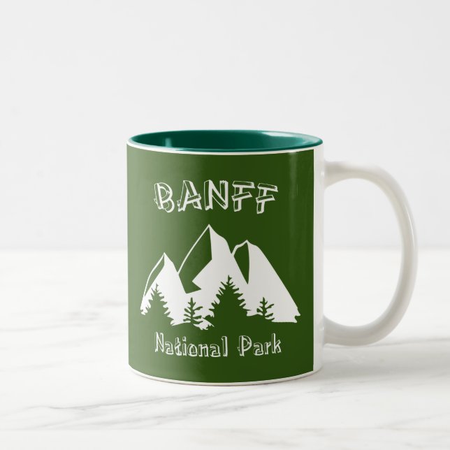 Banff National Park Two-Tone Coffee Mug (Right)