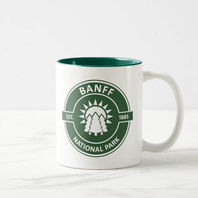 Banff National Park Two-Tone Coffee Mug (Right)