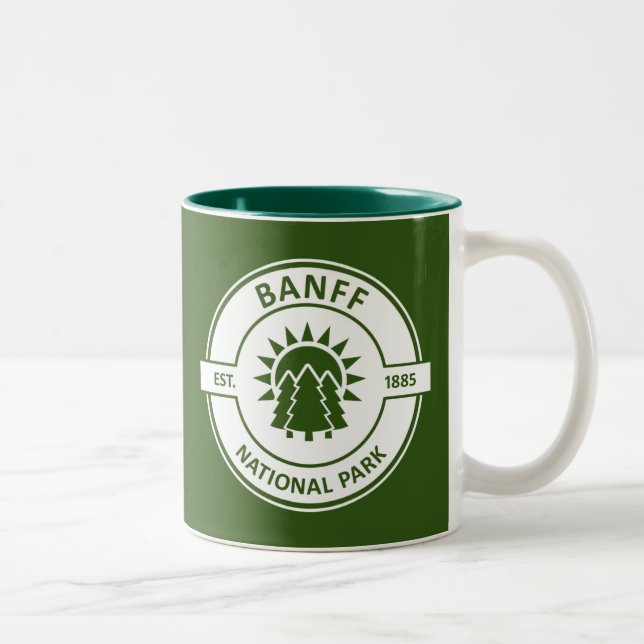 Banff National Park Two-Tone Coffee Mug (Right)