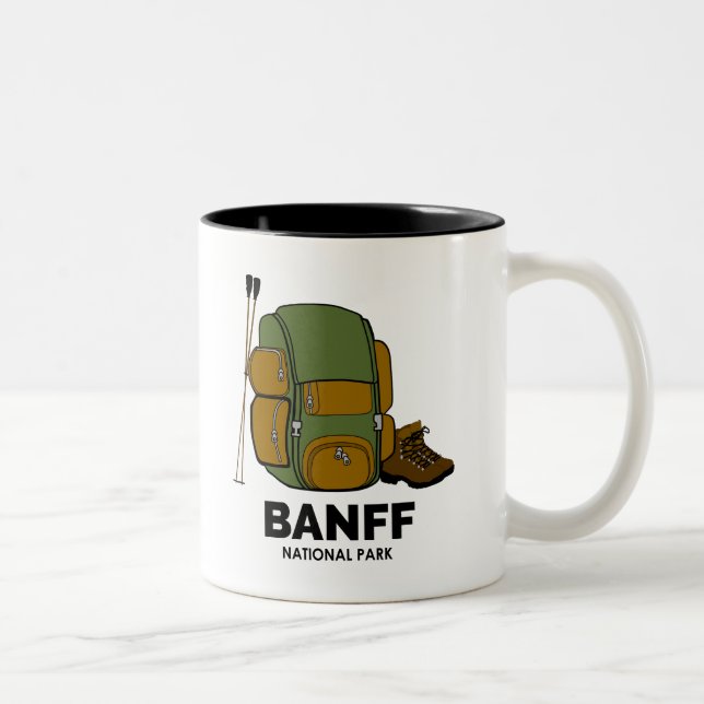 Banff National Park Two-Tone Coffee Mug (Right)