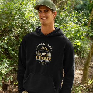 Banff National Park Vintage Landscape Hoodie