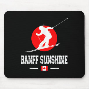 Banff Sunshine Canada Ski Resort Rocky Mountains S Mouse Mat