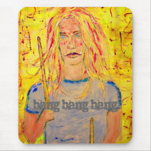 bang bang bang Drummer Girl Mouse Mat