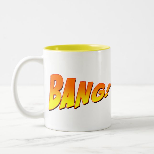 BANG! BANG! Two-Tone COFFEE MUG (Left)