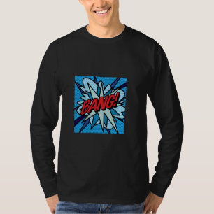 BANG Comic Book Pop Art Fun Superhero Design T-Shirt