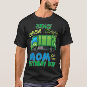 Bang Crash Trash Mom Garbage Truck yoga cool T-Shirt