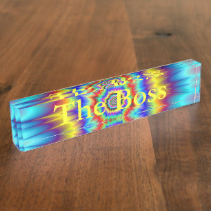 Bang! Desk Nameplate