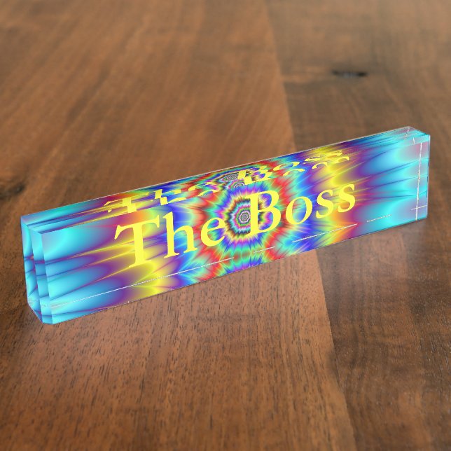 Bang! Desk Nameplate (Side)