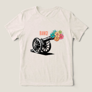 Bang flowers Tri-Blend shirt