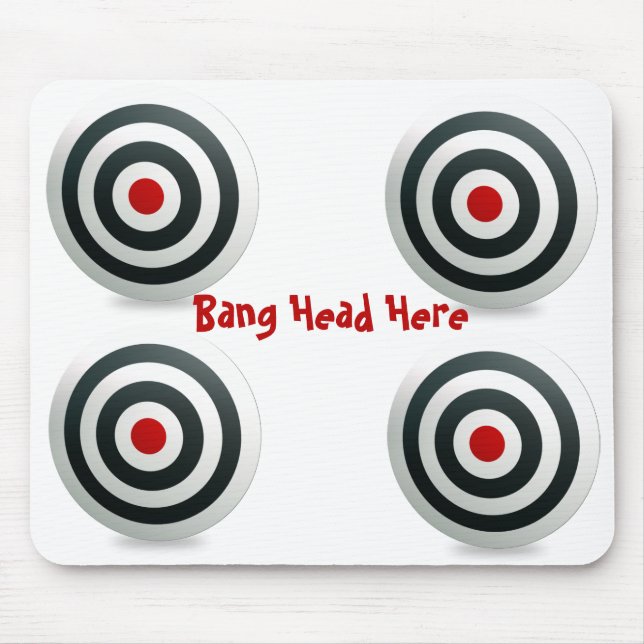 Bang Head Mousepad (Front)