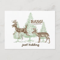 Bang! Just Kidding! Hunting Humour