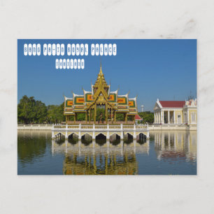Bang Pa-In Royal Palace in Thailand Postcard