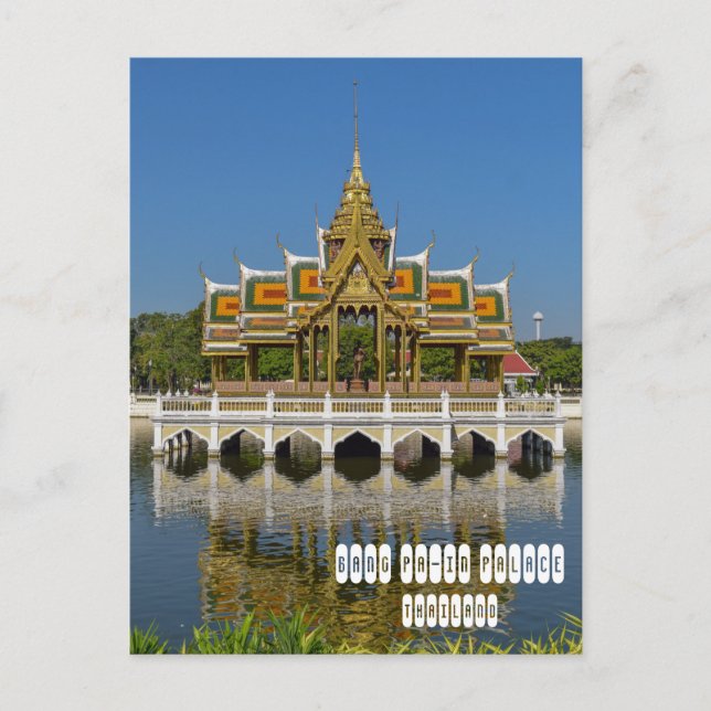 Bang Pa-In Royal Palace Postcard (Front)