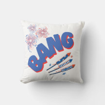 BANG pillow / Independence Day /July4th 