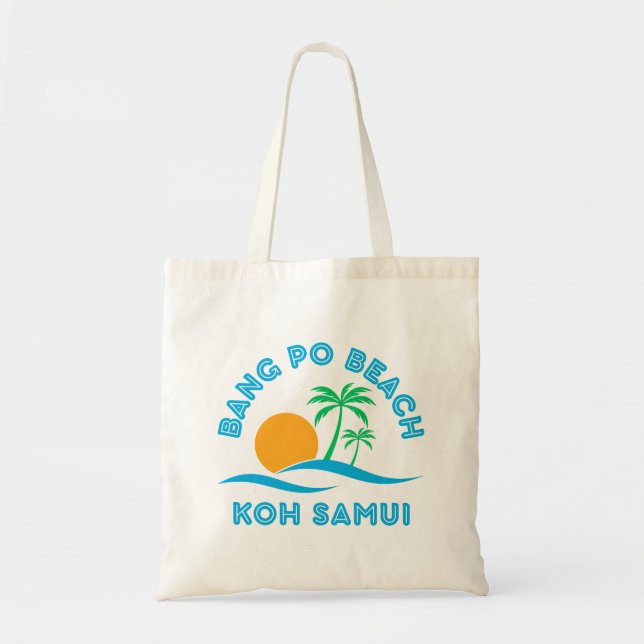 BANG PO BEACH-KOH SAMUI TOTE BAG (Front)