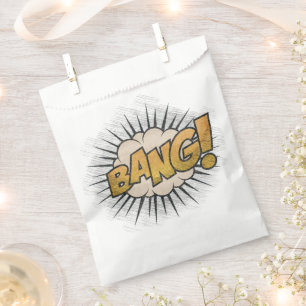 BANG! Vintage Comic Book Steampunk Pop Art Favour Bags