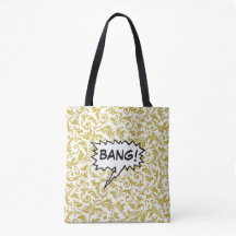 Bang ZZZZ Speech Bubbles Tote Bag