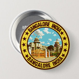 Bangalore 7.5 cm round badge