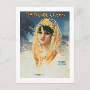 Bangalore Vintage Songbook Cover Postcard