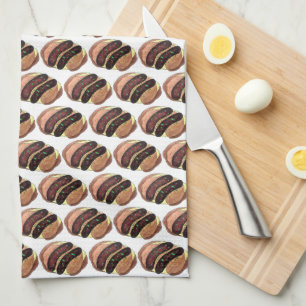 Bangers and Mash Sausage Potatoes British UK Food Tea Towel