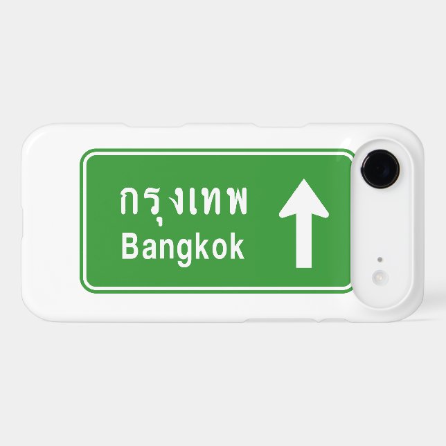 Bangkok Ahead ⚠ Thai Highway Traffic Sign ⚠ (Back (Horizontal))