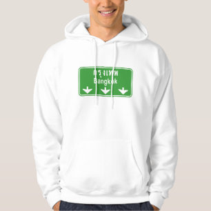 Bangkok Ahead Watch Out! ⚠ Thailand Traffic Sign ⚠ Hoodie