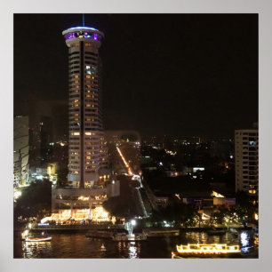 Bangkok At Night Poster